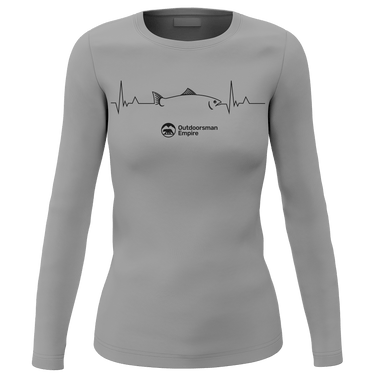 Fishing Cardiogram Women Long Sleeve Shirt